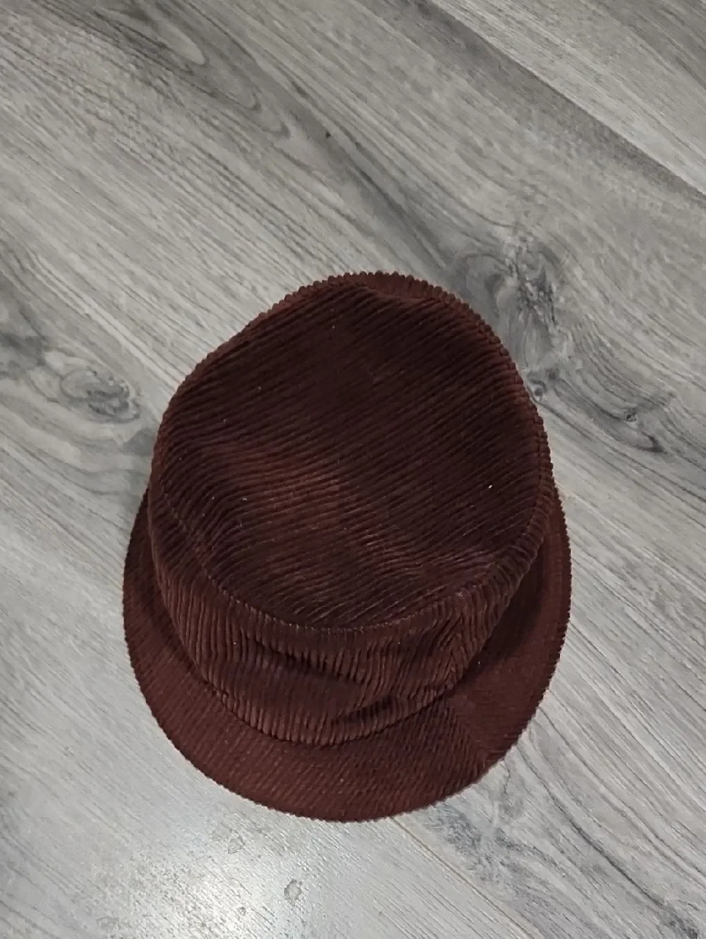 Vintage Charter Club Chocolate Brown Corduroy Bucket Hat